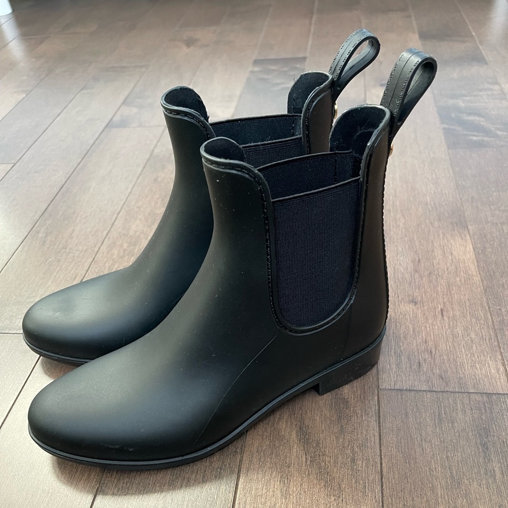 Sam Edelman Tinsley Black Matte Rubber Rainboot